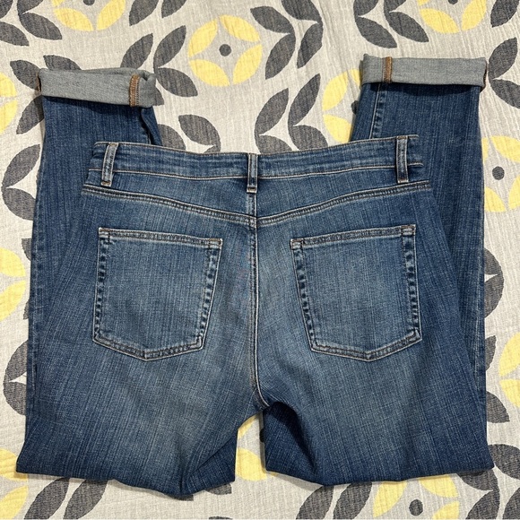 Eileen Fisher jeans, size 6, cotton/spandex, medium blue - Picture 8 of 9
